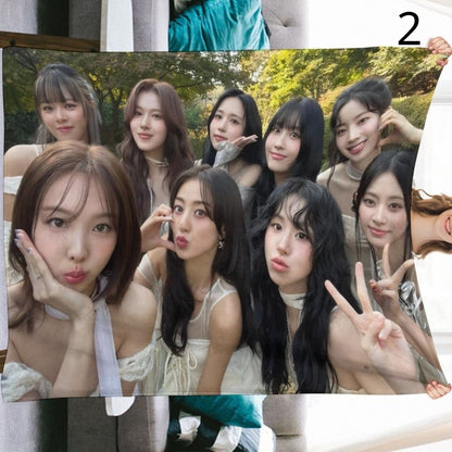 TWICE Blanket, TWICE Group Flannel Throw Blanket, Gifts for ONCE