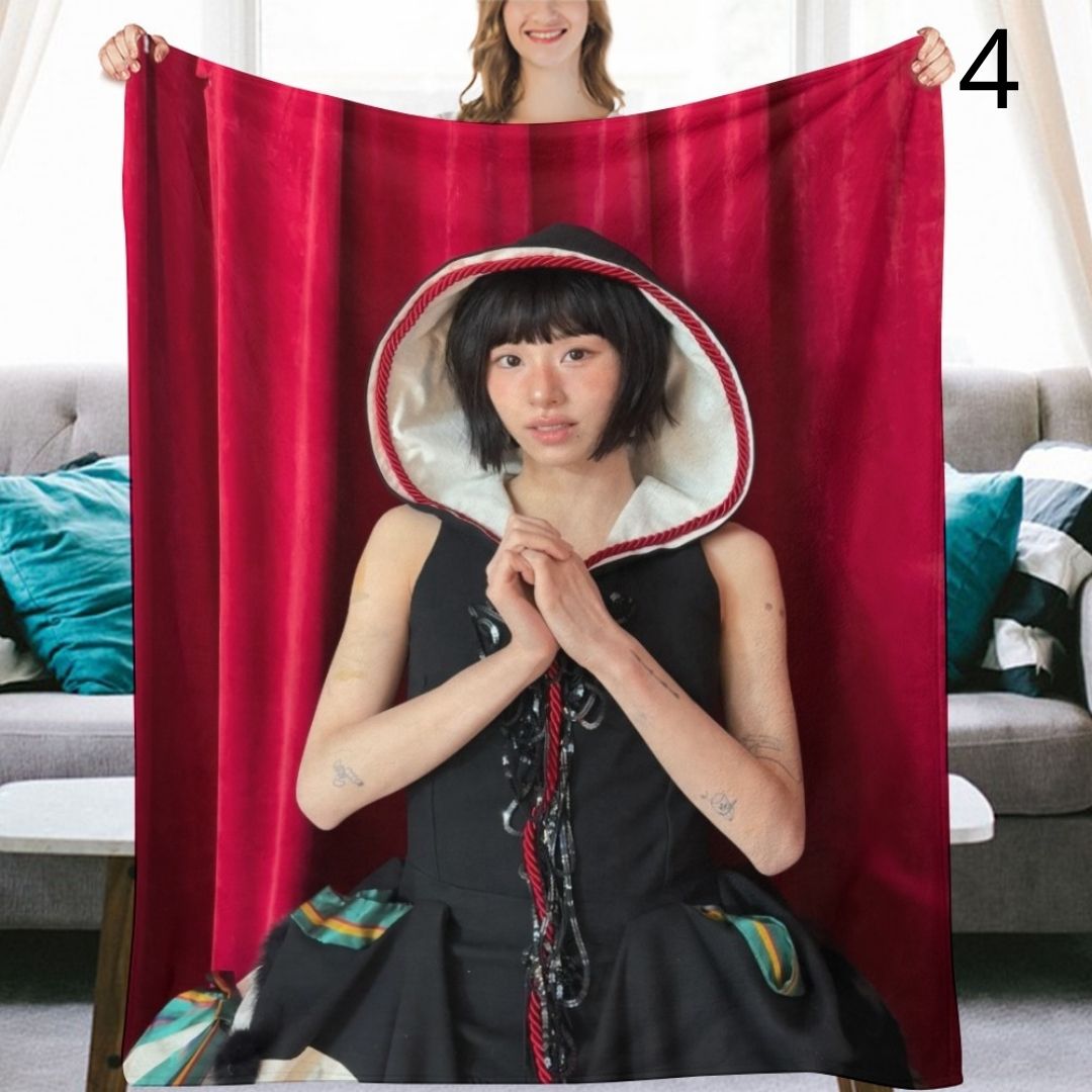 TWICE Chaeyoung Blanket, TWICE Flannel Throw Blanket, Gifts for ONCE