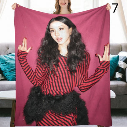 TWICE Chaeyoung Blanket, TWICE Flannel Throw Blanket, Gifts for ONCE
