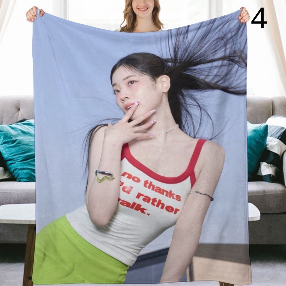 TWICE Dahyun Blanket, TWICE Flannel Throw Blanket, Gifts for ONCE