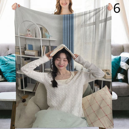 TWICE Dahyun Blanket, TWICE Flannel Throw Blanket, Gifts for ONCE