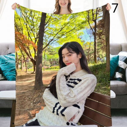 TWICE Dahyun Blanket, TWICE Flannel Throw Blanket, Gifts for ONCE