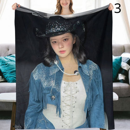 TWICE Jeongyeon Blanket, TWICE Flannel Throw Blanket, Gifts for ONCE