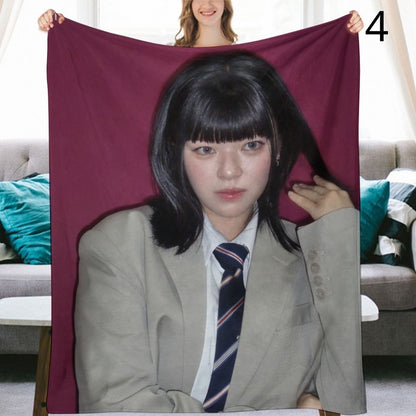 TWICE Jeongyeon Blanket, TWICE Flannel Throw Blanket, Gifts for ONCE