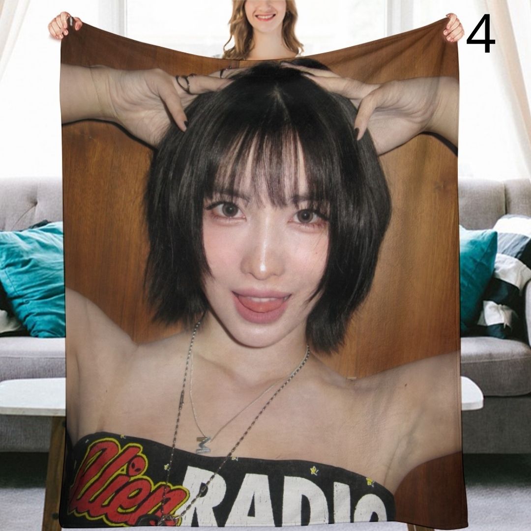 TWICE Momo Blanket, TWICE Flannel Throw Blanket, Gifts for ONCE