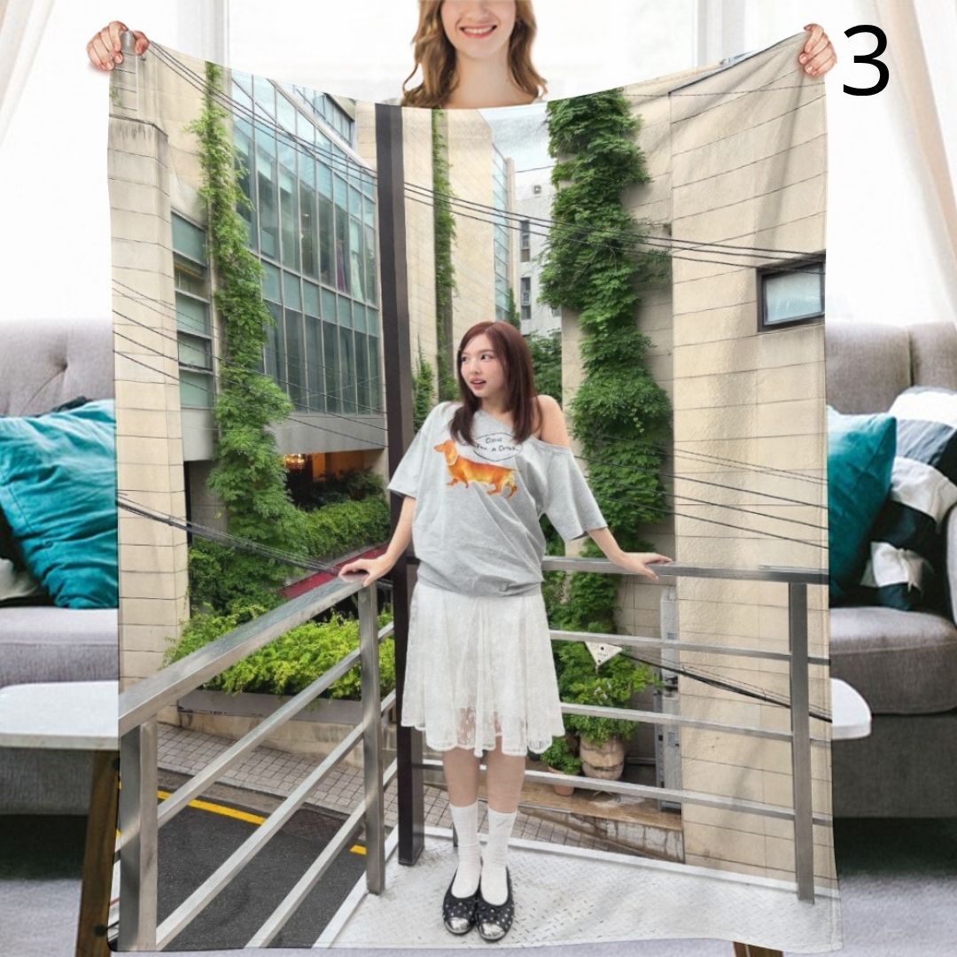 TWICE Nayeon Blanket, TWICE Flannel Throw Blanket, Gifts for ONCE