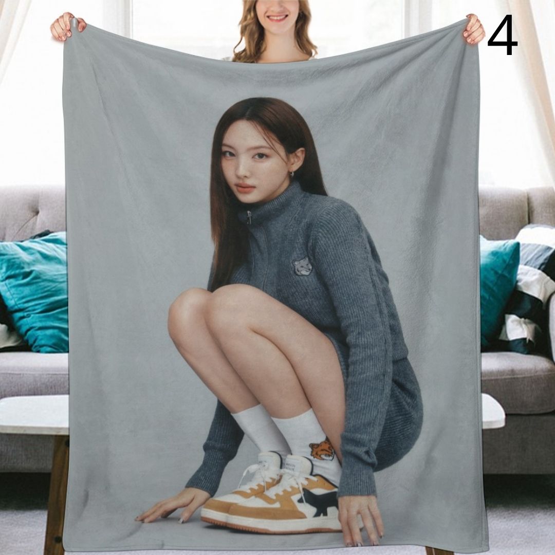 TWICE Nayeon Blanket, TWICE Flannel Throw Blanket, Gifts for ONCE