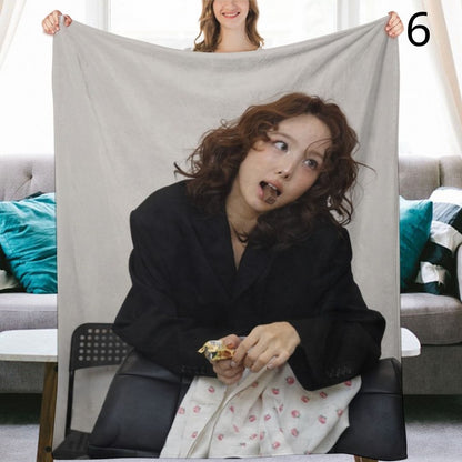 TWICE Nayeon Blanket, TWICE Flannel Throw Blanket, Gifts for ONCE