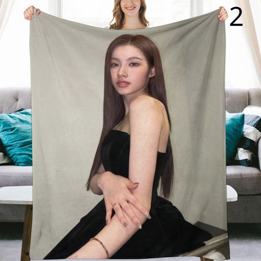 TWICE Sana Blanket, TWICE Flannel Throw Blanket, Gifts for ONCE