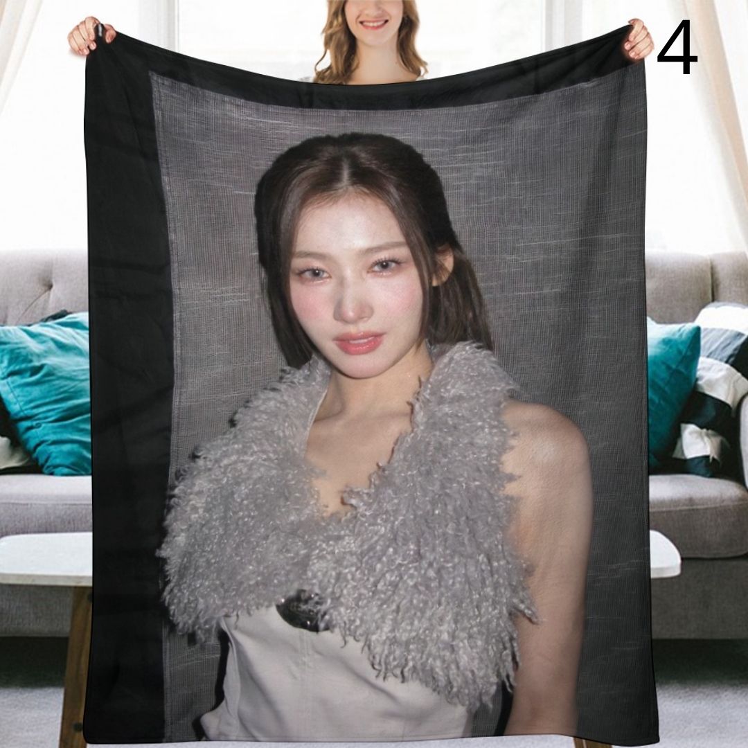 TWICE Sana Blanket, TWICE Flannel Throw Blanket, Gifts for ONCE