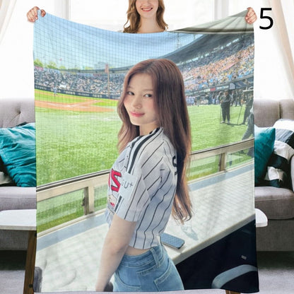TWICE Sana Blanket, TWICE Flannel Throw Blanket, Gifts for ONCE