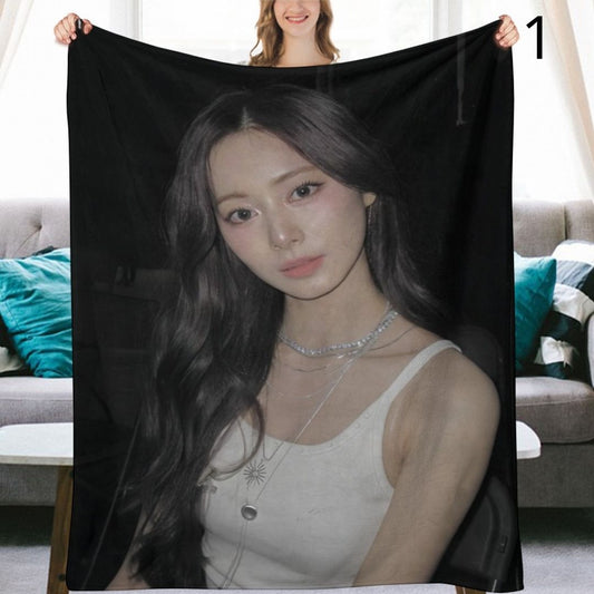 TWICE Tzuyu Blanket, TWICE Flannel Throw Blanket, Gifts for ONCE