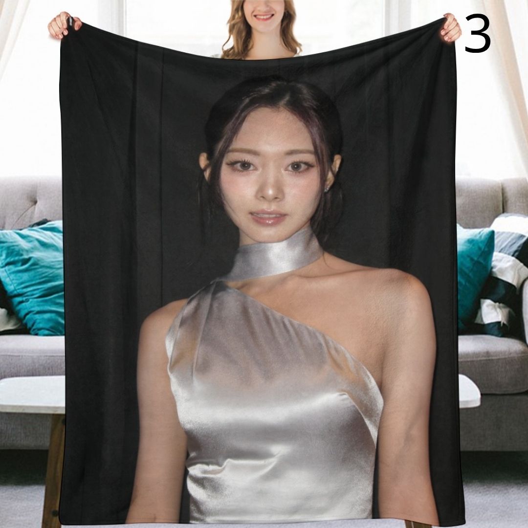 TWICE Tzuyu Blanket, TWICE Flannel Throw Blanket, Gifts for ONCE