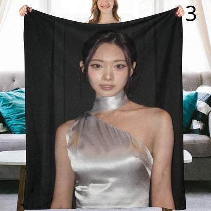 TWICE Tzuyu Blanket, TWICE Flannel Throw Blanket, Gifts for ONCE