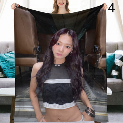 TWICE Tzuyu Blanket, TWICE Flannel Throw Blanket, Gifts for ONCE