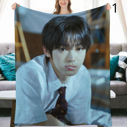 TWS Hanjin Blanket, TWS Flannel Throw Blanket, Gifts for 42SAI
