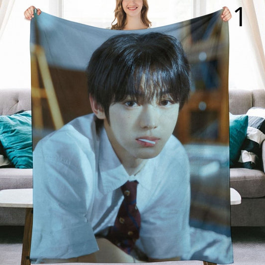 TWS Hanjin Blanket, TWS Flannel Throw Blanket, Gifts for 42SAI