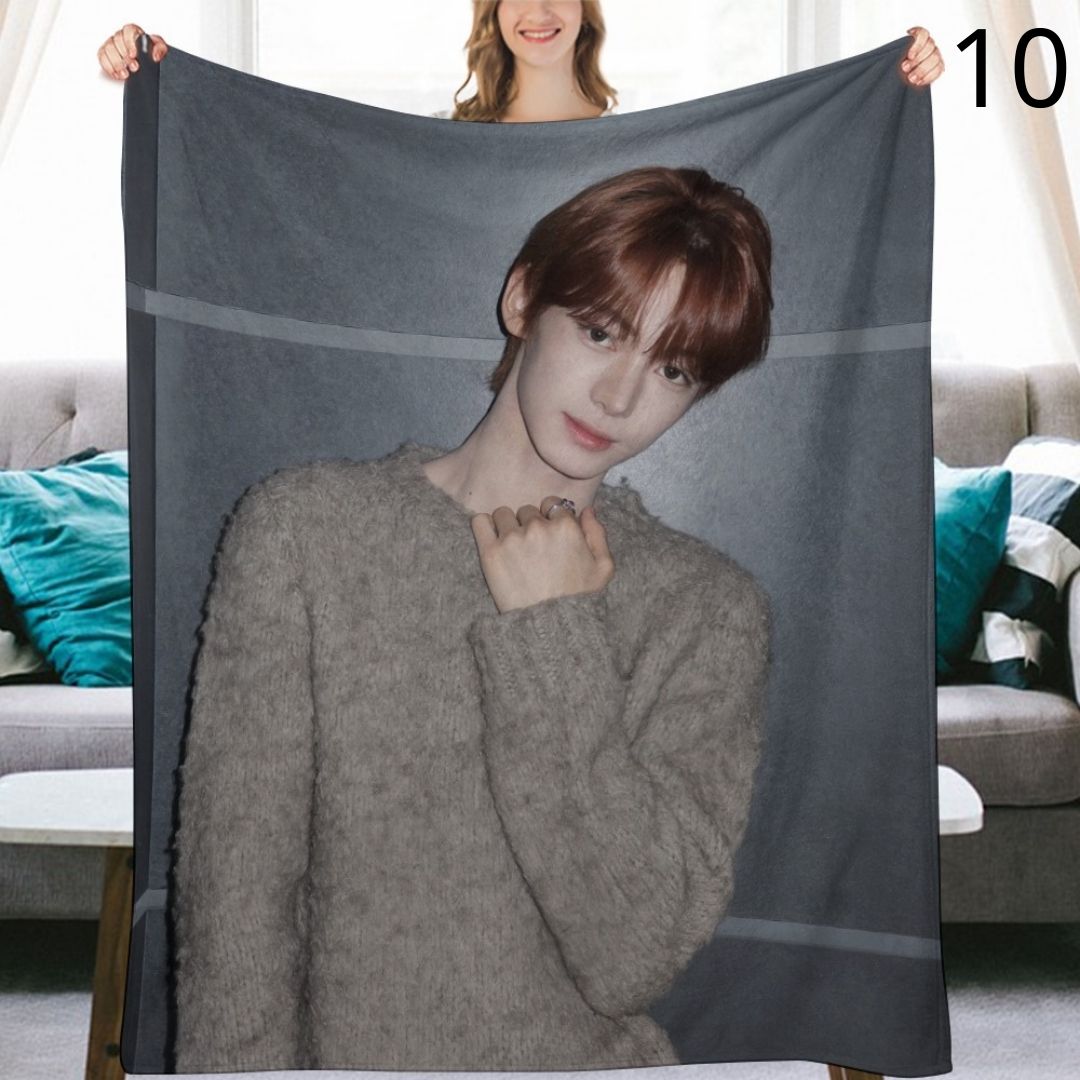 TWS Hanjin Blanket, TWS Flannel Throw Blanket, Gifts for 42SAI