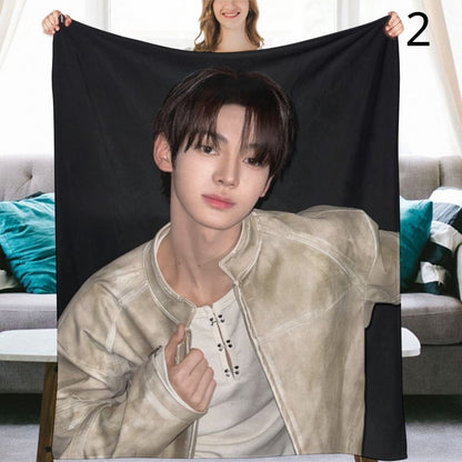 TWS Hanjin Blanket, TWS Flannel Throw Blanket, Gifts for 42SAI