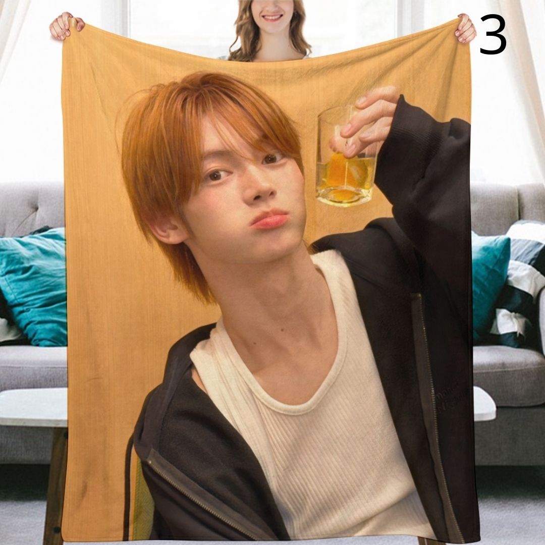 TWS Hanjin Blanket, TWS Flannel Throw Blanket, Gifts for 42SAI