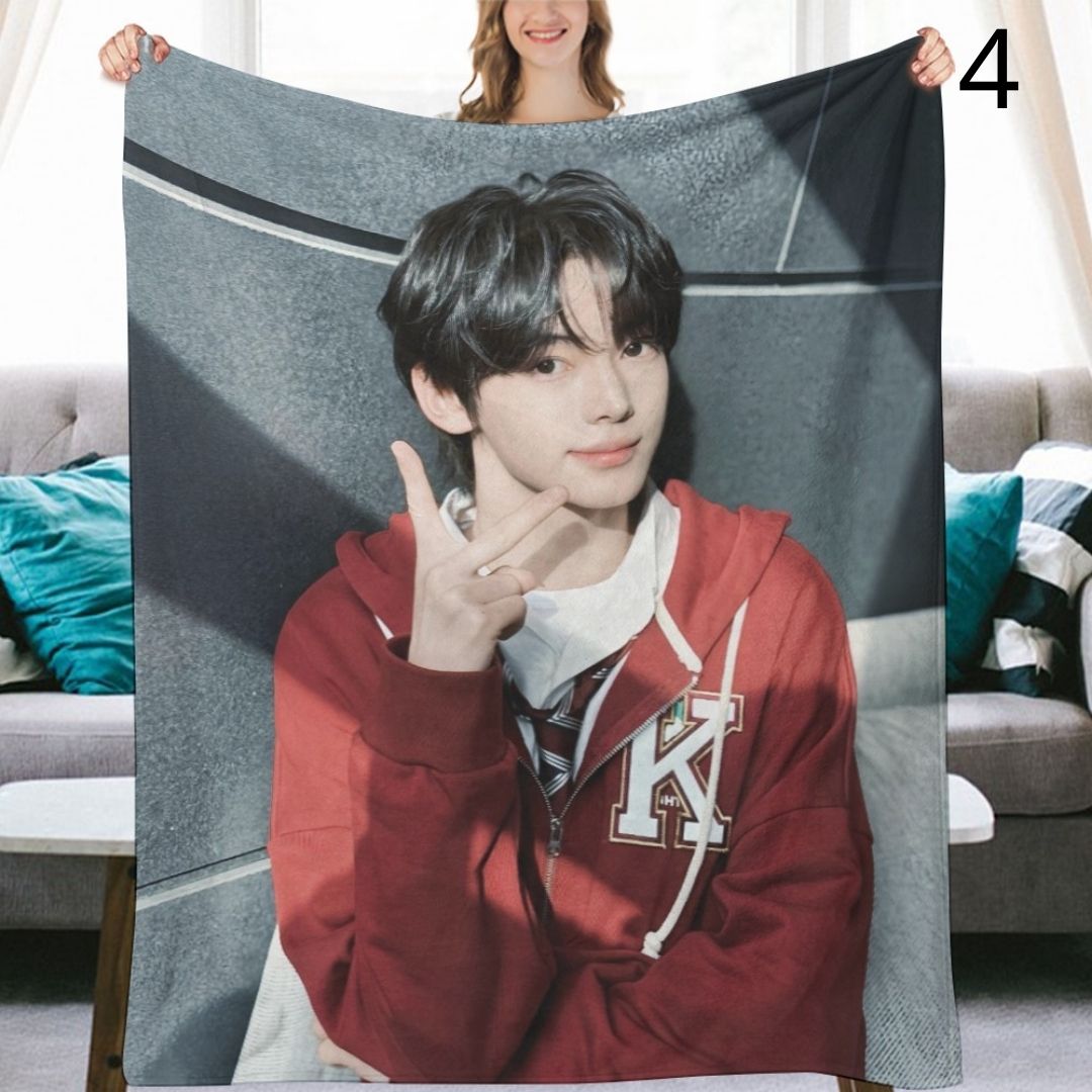 TWS Hanjin Blanket, TWS Flannel Throw Blanket, Gifts for 42SAI