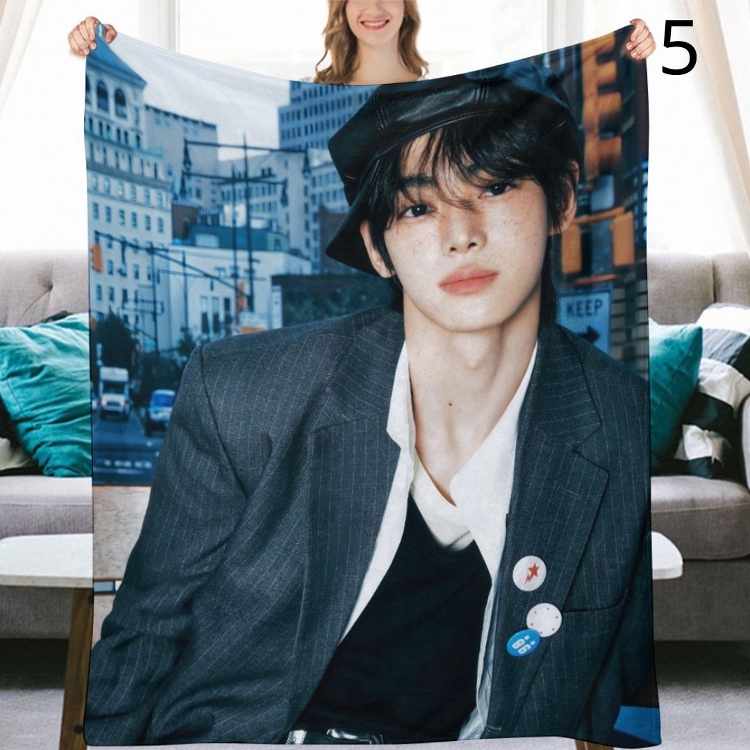 TWS Hanjin Blanket, TWS Flannel Throw Blanket, Gifts for 42SAI