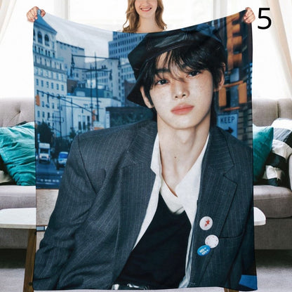 TWS Hanjin Blanket, TWS Flannel Throw Blanket, Gifts for 42SAI