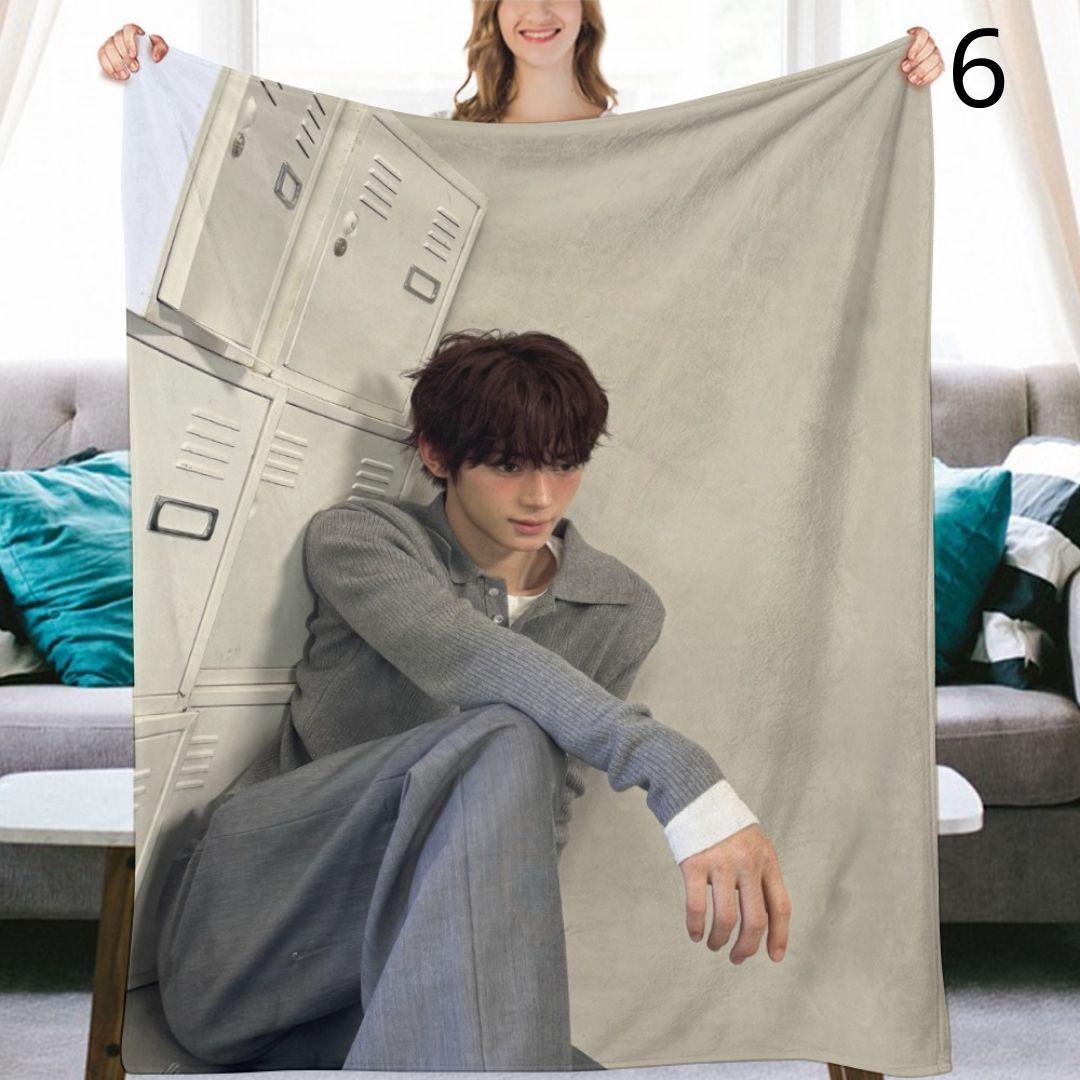 TWS Hanjin Blanket, TWS Flannel Throw Blanket, Gifts for 42SAI