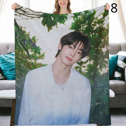 TWS Hanjin Blanket, TWS Flannel Throw Blanket, Gifts for 42SAI