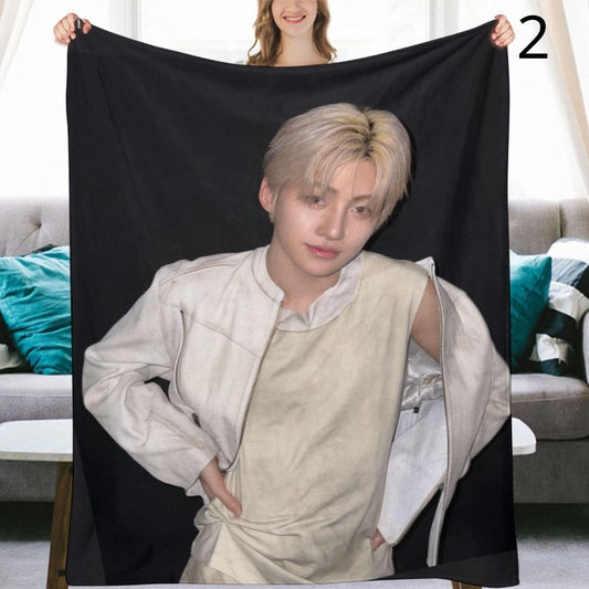 TWS Jihoon Blanket, TWS Flannel Throw Blanket, Gifts for 42SAI