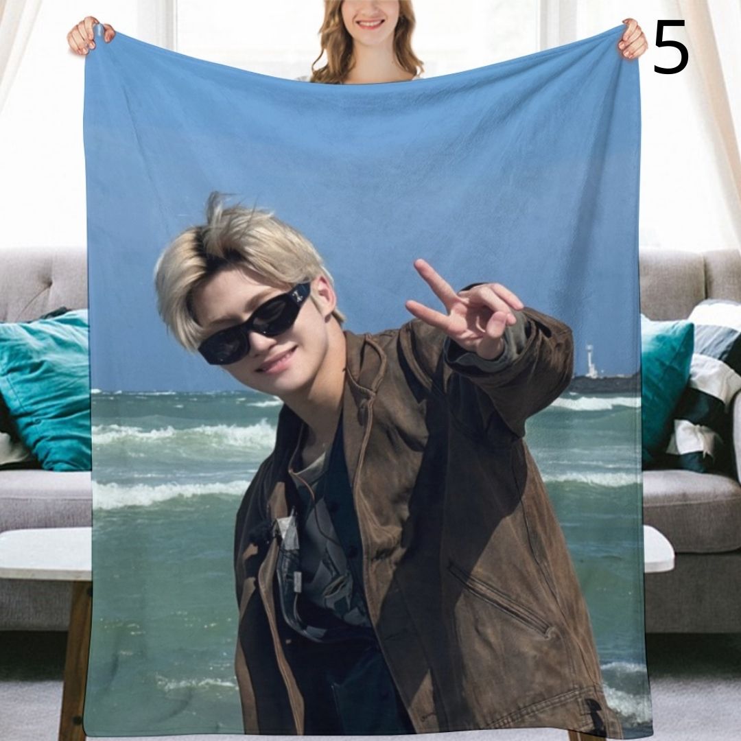 TWS Jihoon Blanket, TWS Flannel Throw Blanket, Gifts for 42SAI
