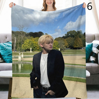 TWS Jihoon Blanket, TWS Flannel Throw Blanket, Gifts for 42SAI