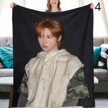 TWS Kyungmin Blanket, TWS Flannel Throw Blanket, Gifts for 42SAI