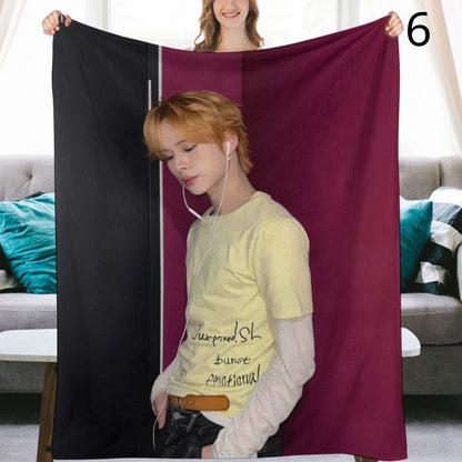 TWS Kyungmin Blanket, TWS Flannel Throw Blanket, Gifts for 42SAI
