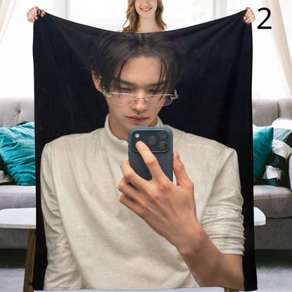 TWS Shinyu Blanket, TWS Flannel Throw Blanket, Gifts for 42SAI