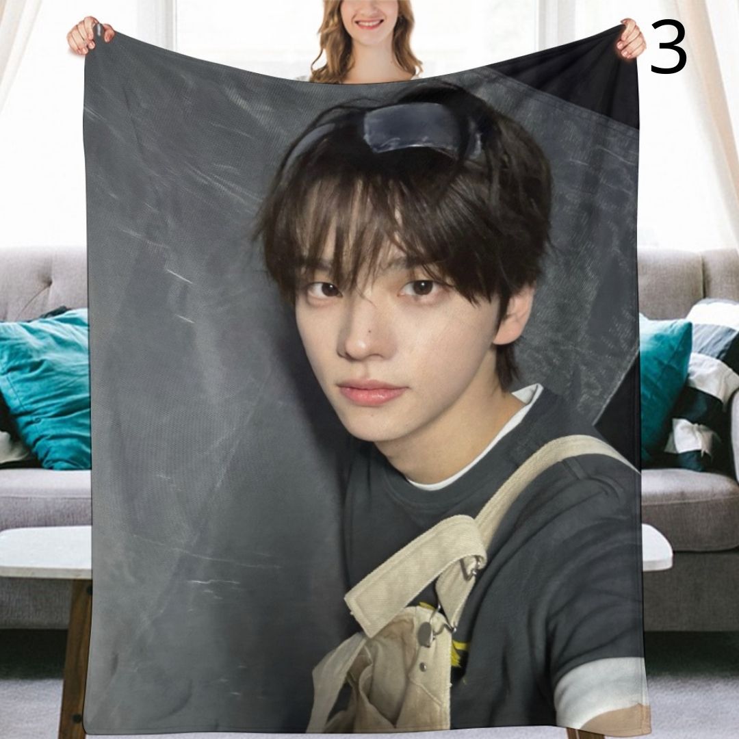 TWS Shinyu Blanket, TWS Flannel Throw Blanket, Gifts for 42SAI