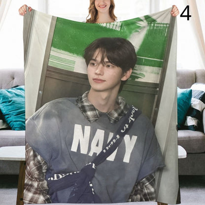 TWS Shinyu Blanket, TWS Flannel Throw Blanket, Gifts for 42SAI