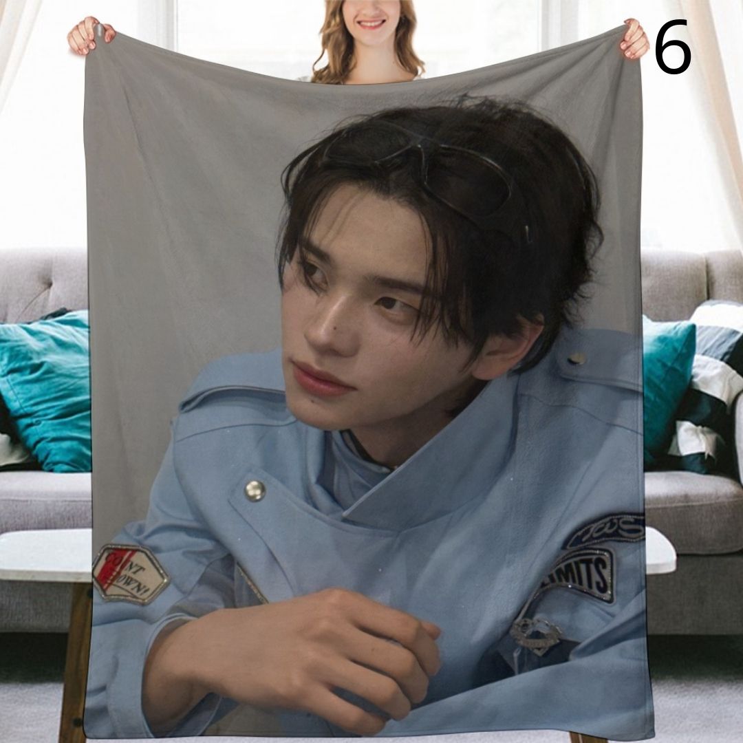 TWS Shinyu Blanket, TWS Flannel Throw Blanket, Gifts for 42SAI