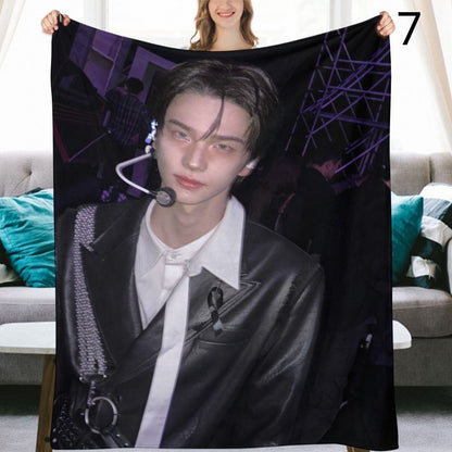 TWS Shinyu Blanket, TWS Flannel Throw Blanket, Gifts for 42SAI