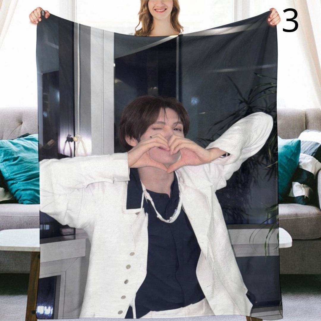 TWS Youngjae Blanket, TWS Flannel Throw Blanket, Gifts for 42SAI