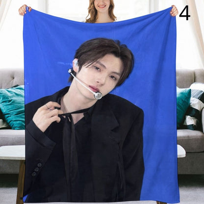 TWS Youngjae Blanket, TWS Flannel Throw Blanket, Gifts for 42SAI