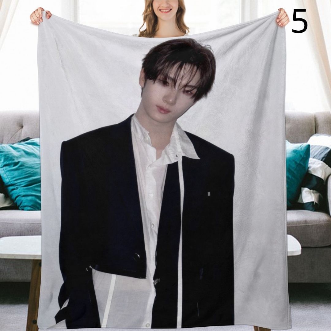 TWS Youngjae Blanket, TWS Flannel Throw Blanket, Gifts for 42SAI