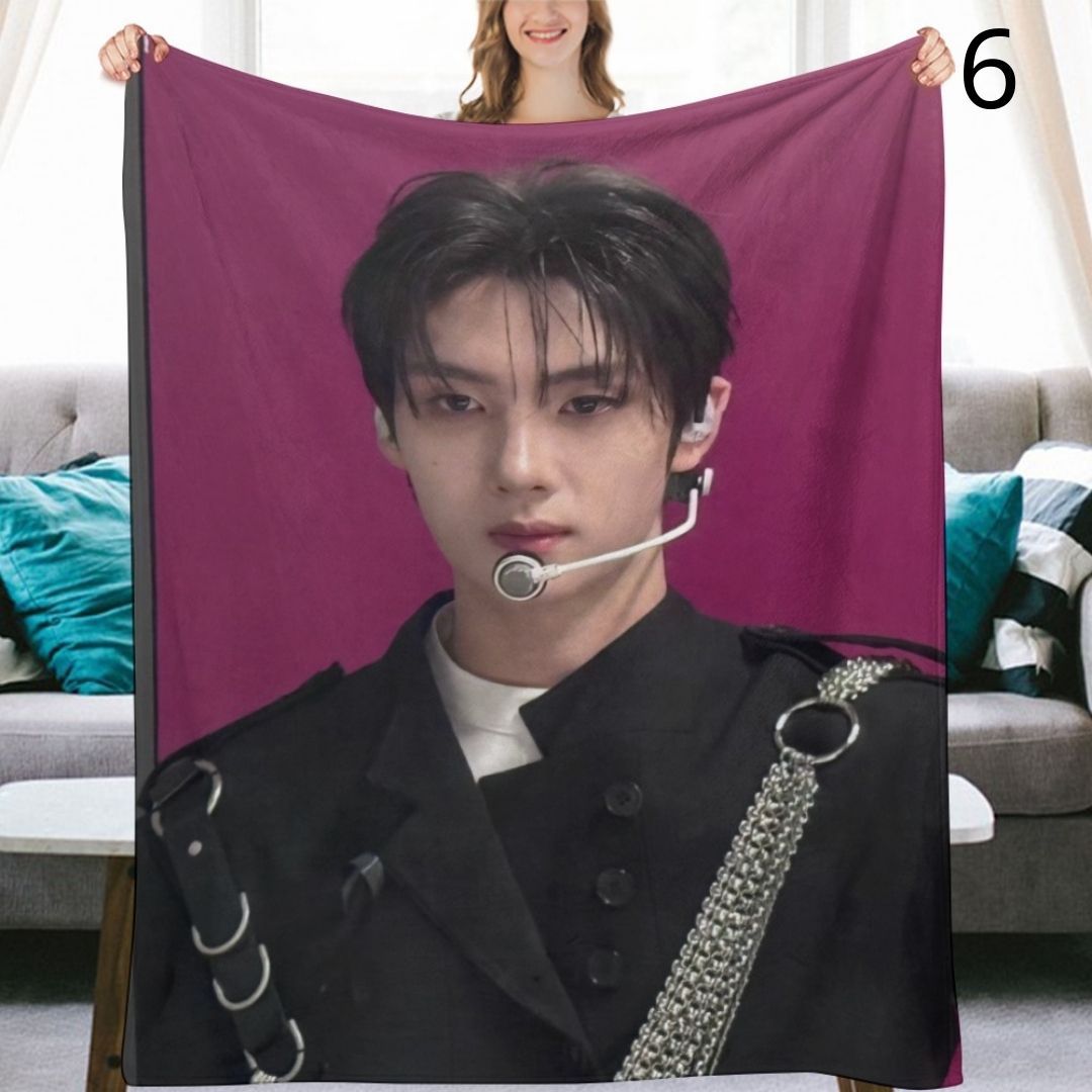 TWS Youngjae Blanket, TWS Flannel Throw Blanket, Gifts for 42SAI
