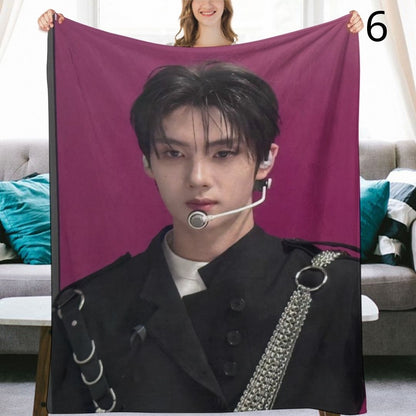 TWS Youngjae Blanket, TWS Flannel Throw Blanket, Gifts for 42SAI
