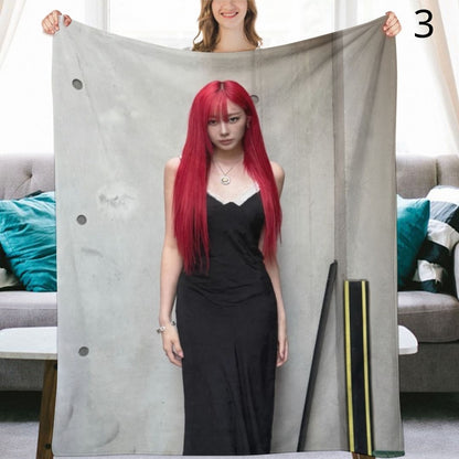 aespa Giselle Blanket, aespa Flannel Throw Blanket, Gifts for MY