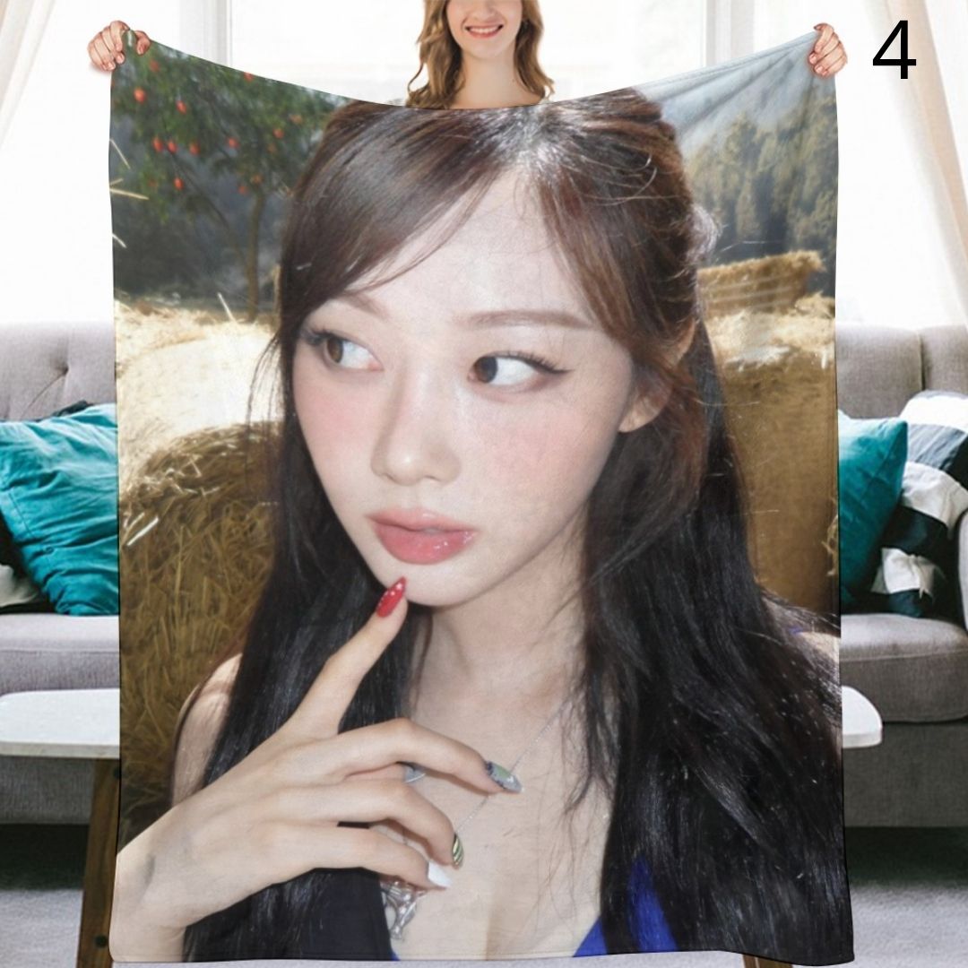 aespa Giselle Blanket, aespa Flannel Throw Blanket, Gifts for MY