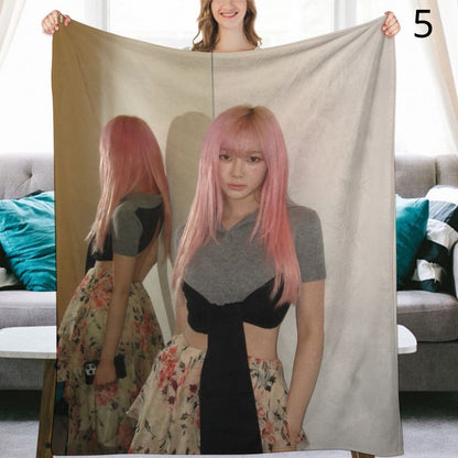 aespa Giselle Blanket, aespa Flannel Throw Blanket, Gifts for MY