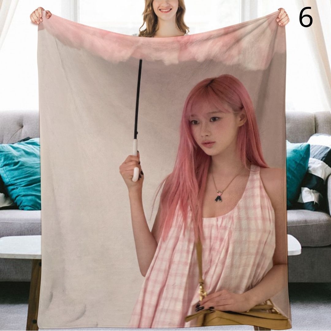 aespa Giselle Blanket, aespa Flannel Throw Blanket, Gifts for MY