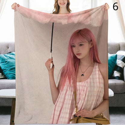 aespa Giselle Blanket, aespa Flannel Throw Blanket, Gifts for MY