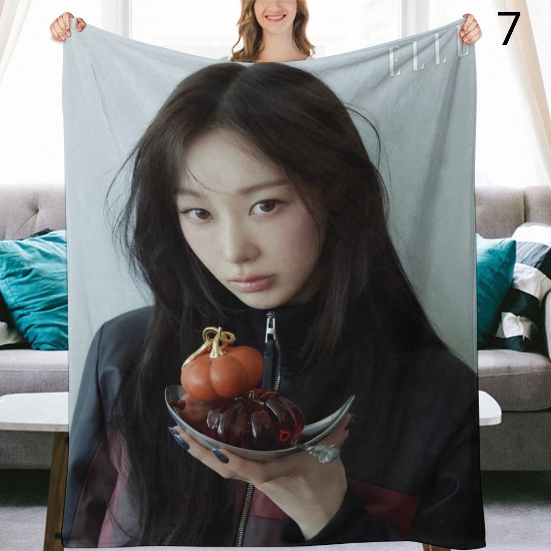 aespa Giselle Blanket, aespa Flannel Throw Blanket, Gifts for MY